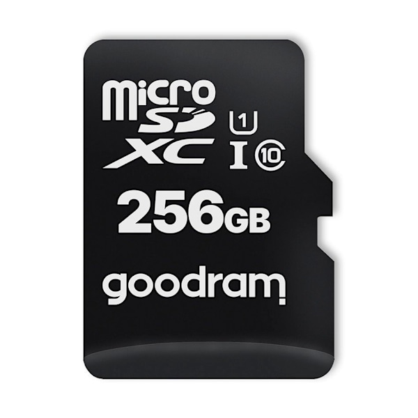 GOODRAM MICROCARD 256 GB MICRO SD XC UHS-I MEMORY CARD CLASS10 SD ADAPTER