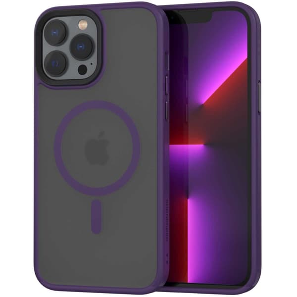 Spacecase Hybrid Case För Iphone 13 Pro Max För Magsafe Lila