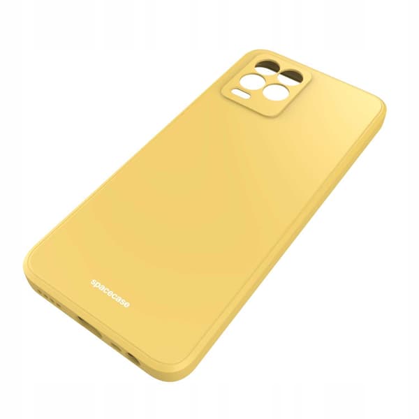 Spacecase Silikonecase För Realme 8 8 Pro Yellow Skydd
