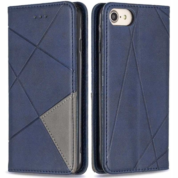 Zaps Origami-Fodral För Iphone 7 8 Se Blåt Styvt Skydd