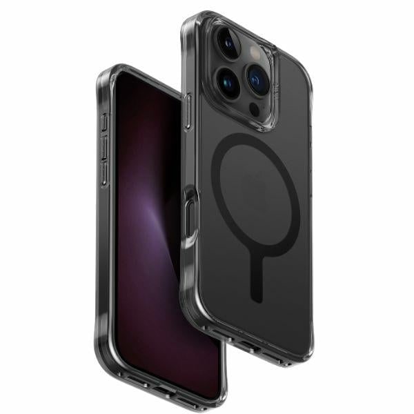 UNIQ LifePro Xtreme iPhone 16 Pro Max 6,9" skal Magclick Laddning grå/rökt
