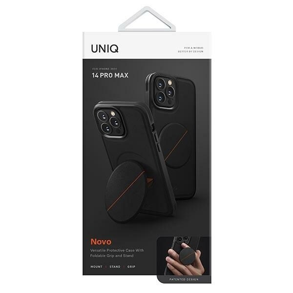 Uniq Novo iPhone 14 Pro Max 6,7" fodral svart/midnattssvart