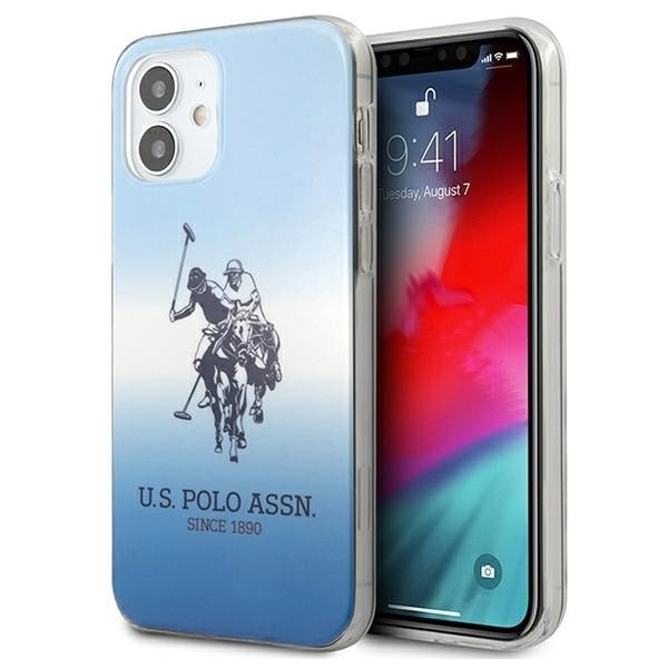 AMERIKANSK SAG POLO ASSN. GRADIENT PATTERN COLLECTION TIL IPHONE 12 MINI - BLÅ