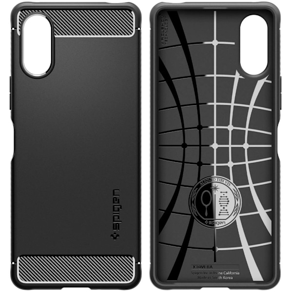 SPIGEN RUGGED ARMOR ETUI TIL SONY XPERIA 10 VI - MAT SORT