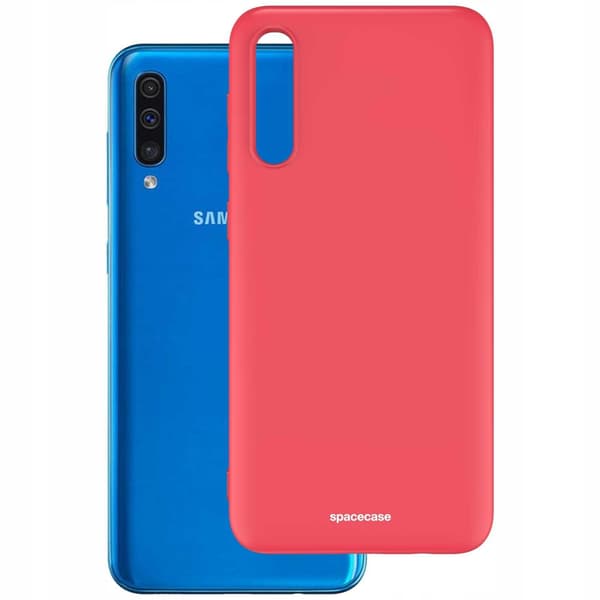 Spacecase Silikonfodral För Samsung Galaxy A50 Red