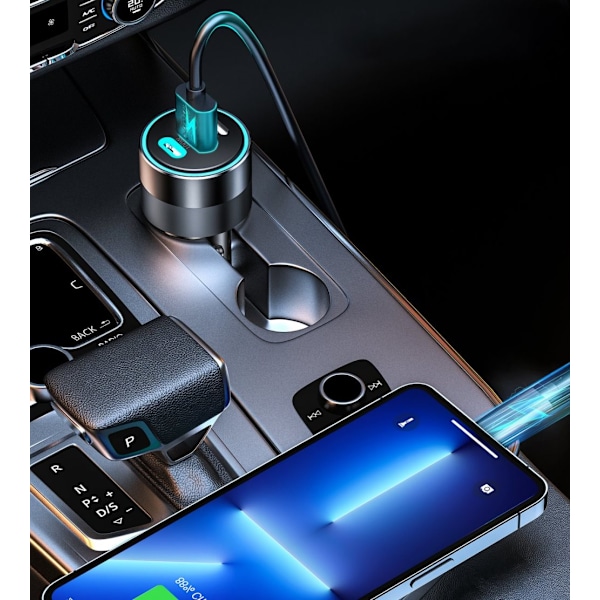 Choetech hurtiglader 130W 2xUSB-C + USB-A svart (TC0011)