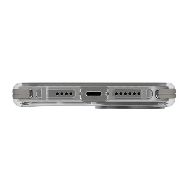 UNIQ-deksel Combat iPhone 15 Pro 6.1 Magclick Lader grå/frostgrå