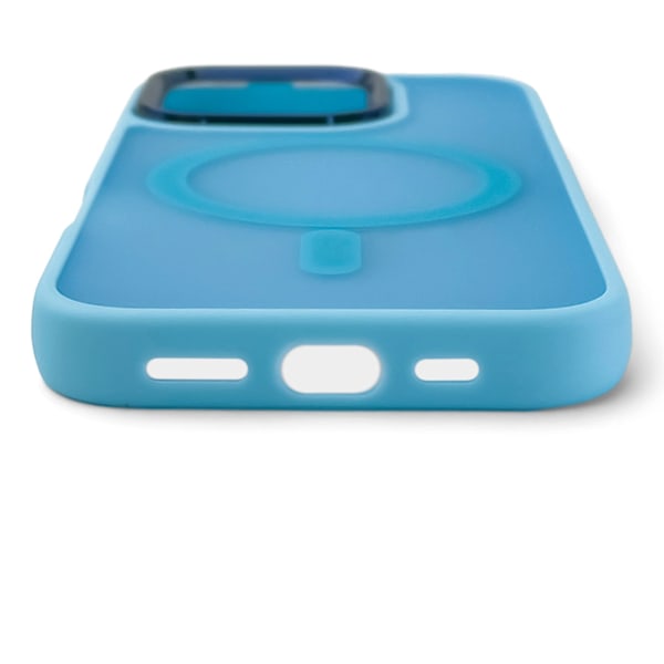 MAGNETIC COLLECTION MAGSAFE ETUI TIL IPHONE 16 - LYSEBLÅ