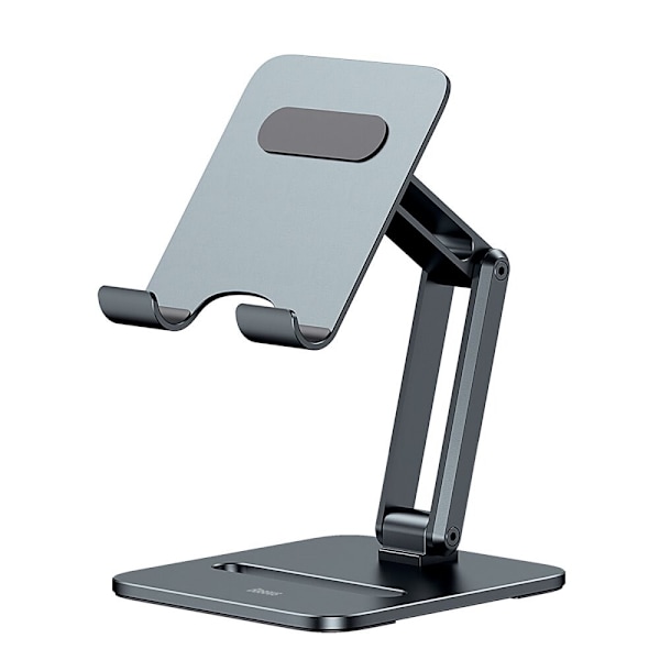 Baseus Desktop biaksialt sammenleggbart metallstativ/stativ for nettbrett grå (LUSZ000113)