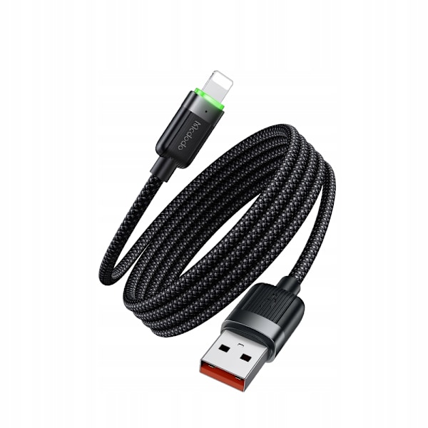 MCDODO LADDARE USB BLIXT SNABB LADDNINGSKABEL FÖR IPHONE 1M LED