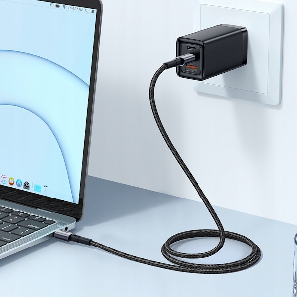 MCDODO USB-C SNABBLADDNINGSKABEL FÖR SAMSUNG XIAOMI USB TYP C 6A 100W 2M