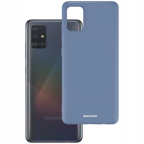 Spacecase Silikonfodral För Samsung Galaxy A71 Blue