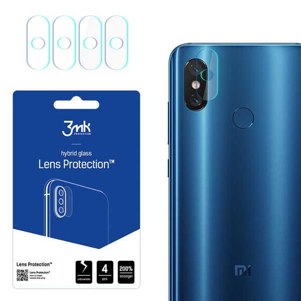 XIAOMI MI 8 - 3MK OBJEKTIVBESKYTTELSE