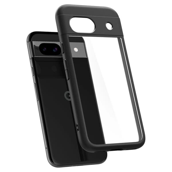 Spigen Ultra Hybrid-deksel til Google Pixel 8A - Matt svart