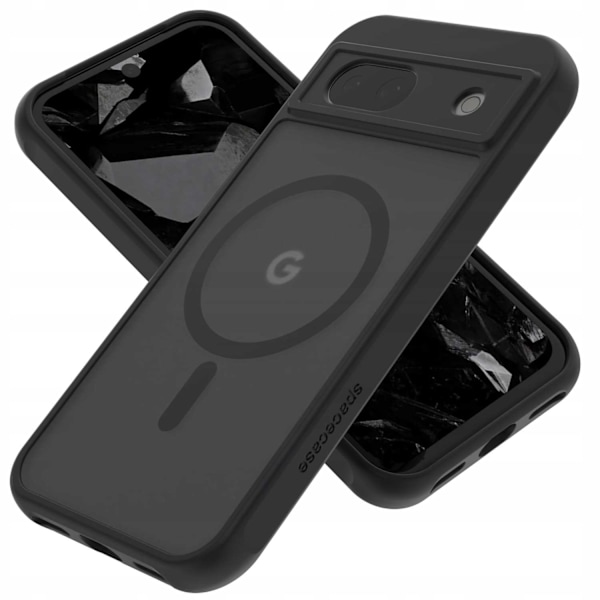 Spacecase Hybrid Case För Google Pixel 8A Svart