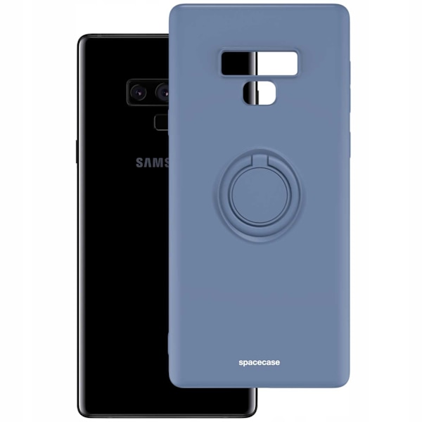 Spacecase Silikonecase Ring För Galaxy Note 9 Blåt Skydd
