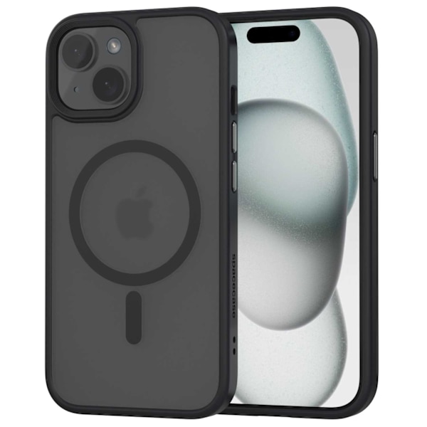 Spacecase Hybrid-Fodral För Iphone 15 Plus Svart Skydd