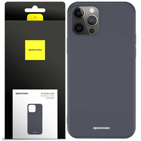 Spacecase Silikonfodral För Iphone 13 Pro Svart Väska