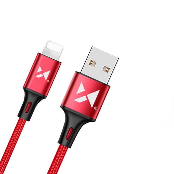 Wozinsky USB - Lightning-kabel 2.4A 1m röd (WUC-L1R)