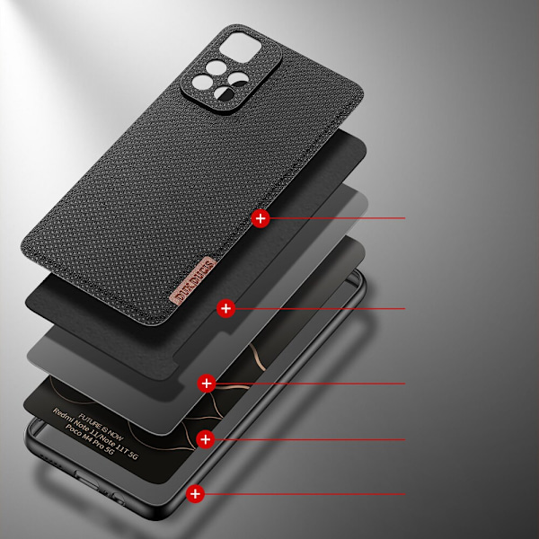 DUX DUCIS CASE CASE COVER CASE TIL POCO M4 PRO 5G SORT