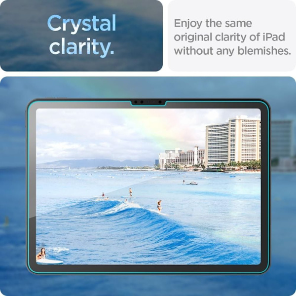 HERDET GLASS SPIGEN GLAS.TR "EZ FIT" IPAD AIR 13 2024 CLEAR