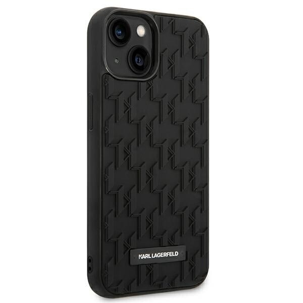 Karl Lagerfeld KLHCP14MRUPKLPK iPhone 14 Plus 6.7 hardt deksel svart/svart 3D-monogram