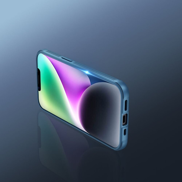NILLKIN CASE CAMERA COVER TIL IPHONE 14 PLUS BLÅ