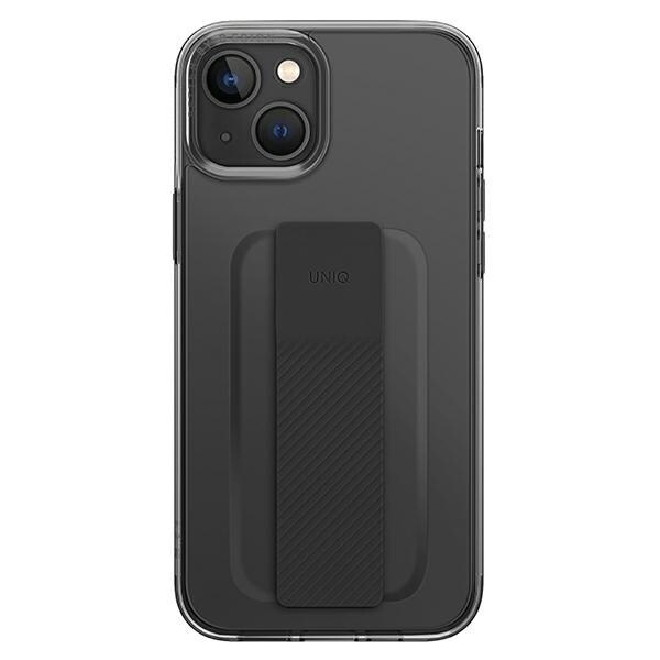 UNIQ Heldro Mount iPhone 14 6.1 deksel svart/røyk