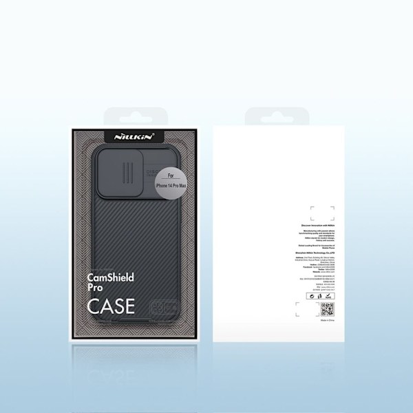 Nillkin CamShield Pro Magnetic Case iPhone 14 Pro Max deksel til kameradeksel? blå (med MagSafe)