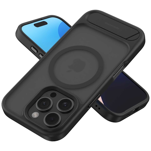 Spacecase Case Stand Pro Mag För Iphone 16 Pro Black För Magsafe
