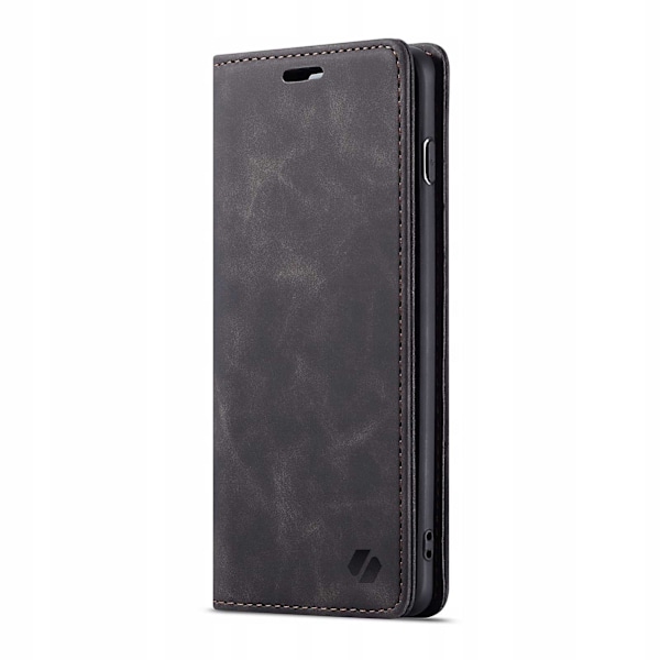 Spacecase Fodral Plånbok Galaxy S10 Svart Läder För Samsung