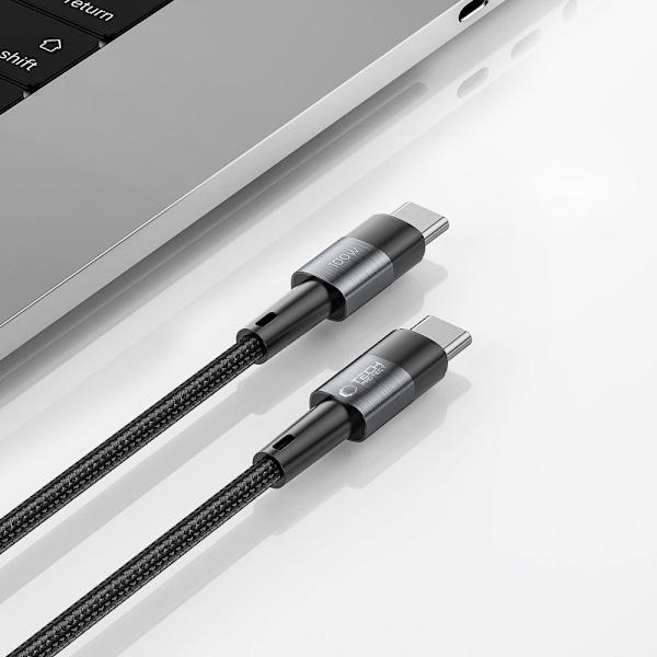 TECH-PROTECT ULTRABOOST TYPE-C KABEL PD100W/5A 300CM GRÅ