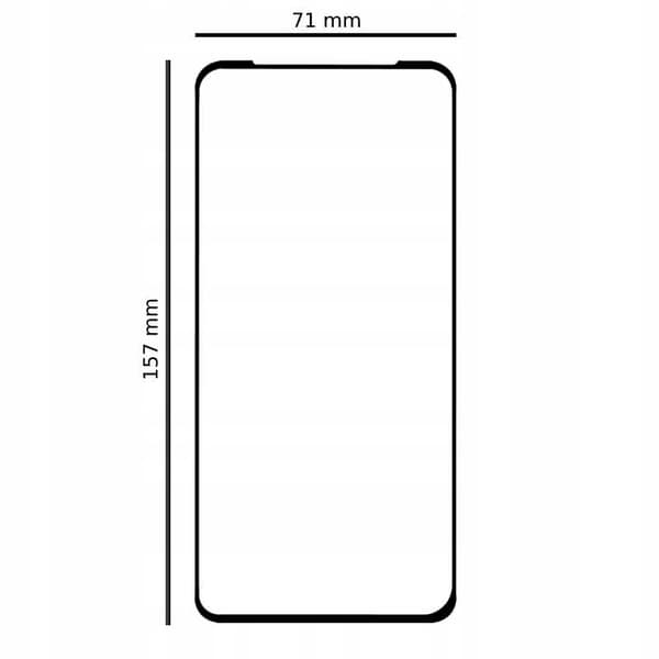 Spacecase 5D Härdat Glas För Xiaomi Redmi Note 9S 9 Pro