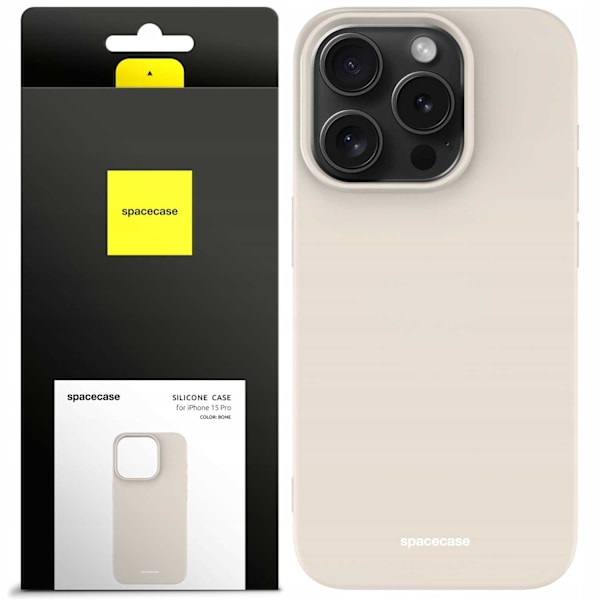 Spacecase Silikonfodral För Iphone 15 Pro Benskydd