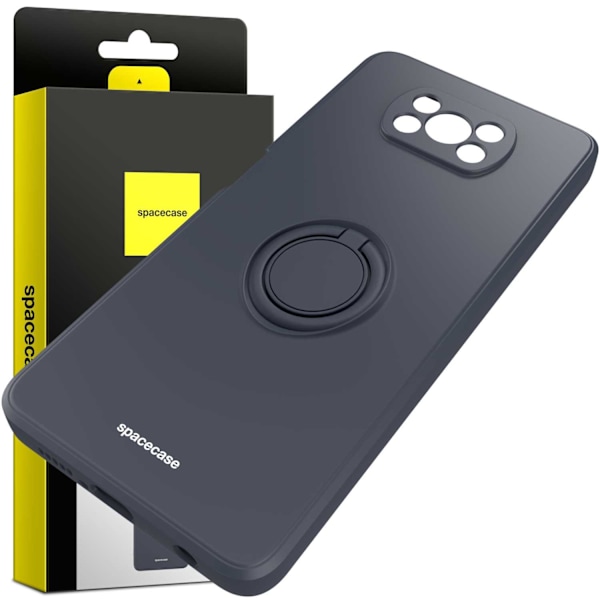 Rymdfodral Silikonring Poco X3 Pro Nfc Svart