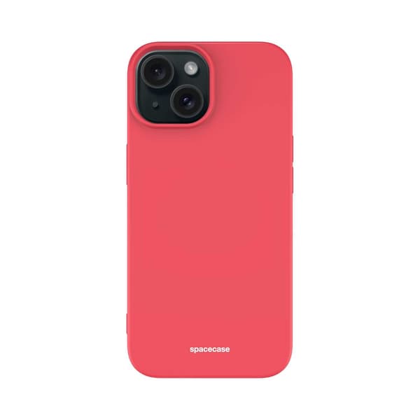 Spacecase Silikonfodral Till Iphone 15 Röd