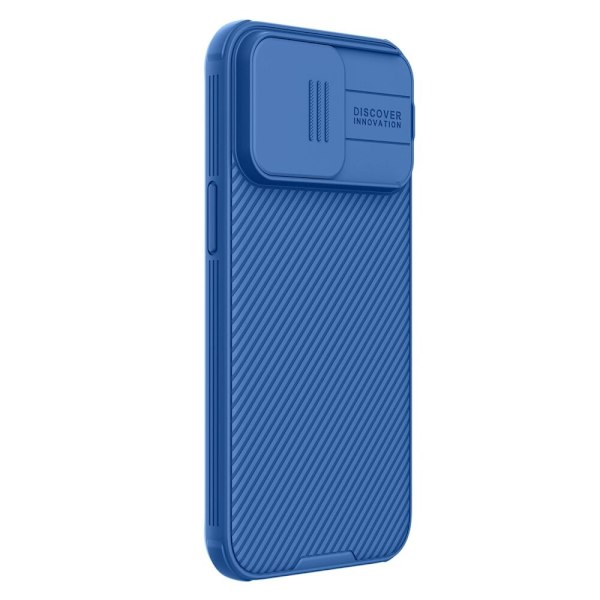 NILLKIN LÆDERCASE KAMERACOVER TIL IPHONE 15 PRO MAX BLUE