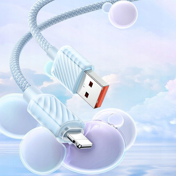 MCDODO LADDARE LIGHTNING USB-KABEL IPHONE 11 12 13 14 PRO 2M BLÅ