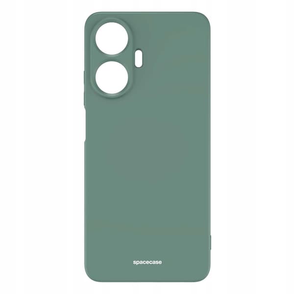 Spacecase Silikonfodral För Realme C55 Telefon Mörkgrön