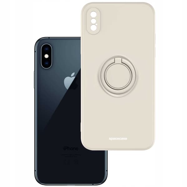 Spacecase Silikon Ringfodral För Iphone X Xs Ben Skyddsfodral
