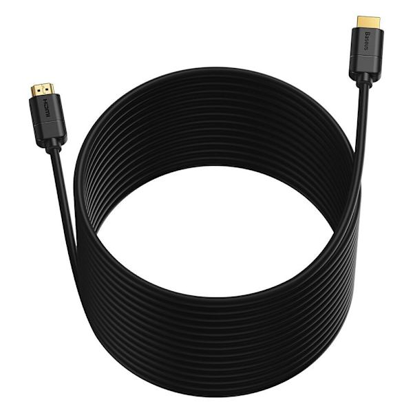 Baseus-kabel HDMI 2.0 4K 30 Hz 3D HDR 18 Gbps 8 m svart (CAKGQ-E01)