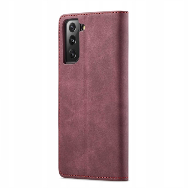 Spacecase Pålbocksväska För Samsung Galaxy S21 Rött Skydd