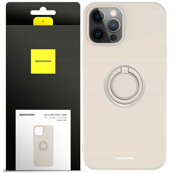 Spacecase Silikonring För Iphone 12 Pro Max Bone