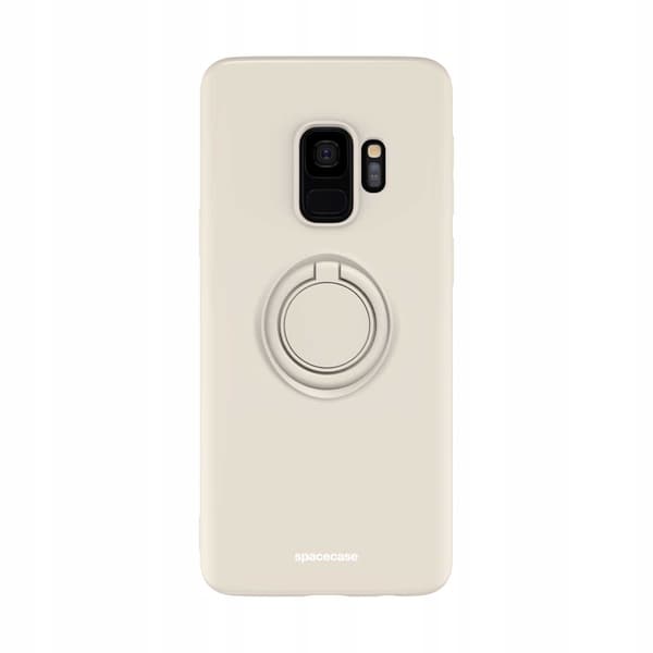 Spacecase Silikonecase Ring Galaxy S9 Bone Phone Cover