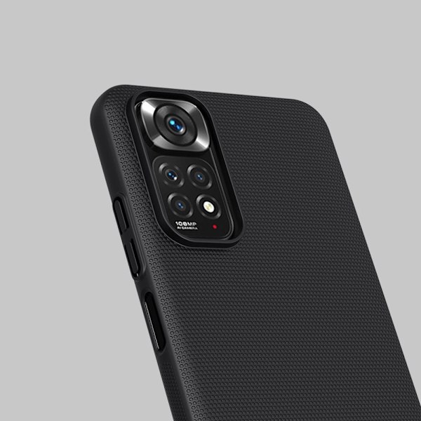 Nillkin Super Frosted Shield-forsterket deksel + stativ for Xiaomi Redmi Note 11S / Note 11 Blue