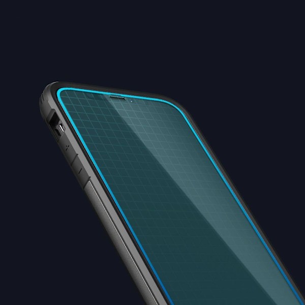 HÆRDET GLAS SPIGEN ALM GLASS FC 2-PACK IPHONE 12/12 PRO SORT