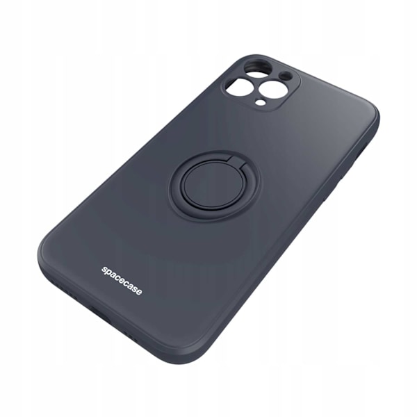 Spacecase Silikon Ring-Fodral För Iphone 11 Pro Svart Skydd