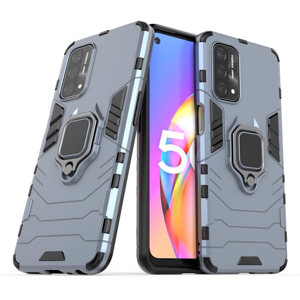 Spacecase X-Ring Fodral För Oppo A54 A74 A93 5G Blåt Skydd