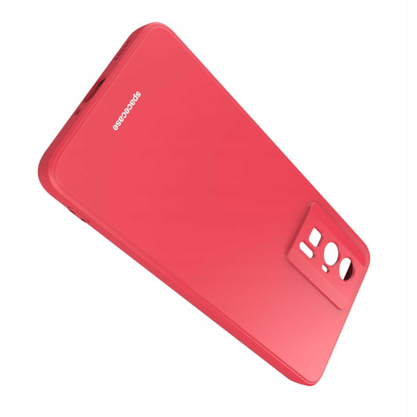 Spacecase Silikonecase För Poco F5 Pro Red