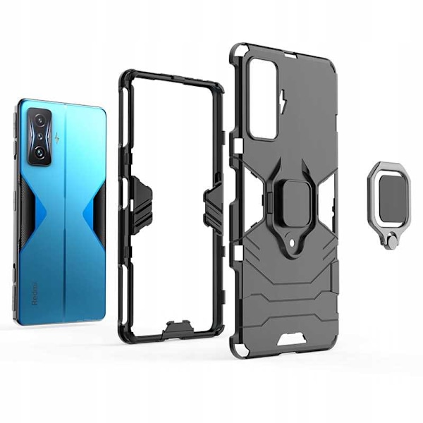 Spacecase Case Cover Till Poco F4 Gt X-Ring Svart